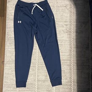 Boys Large Under Armour Blue Athletic Pants